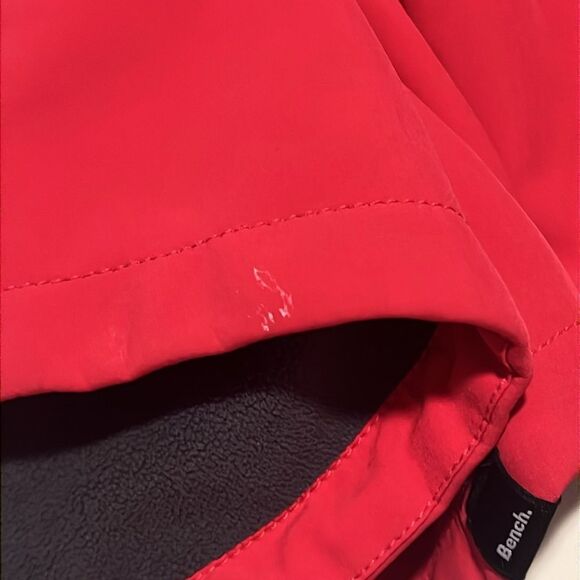 Bench Pink Fleece Lined Hooded Full-Zip Thumb Hole Hoodie Jacket Size Medium - Picture 6 of 10